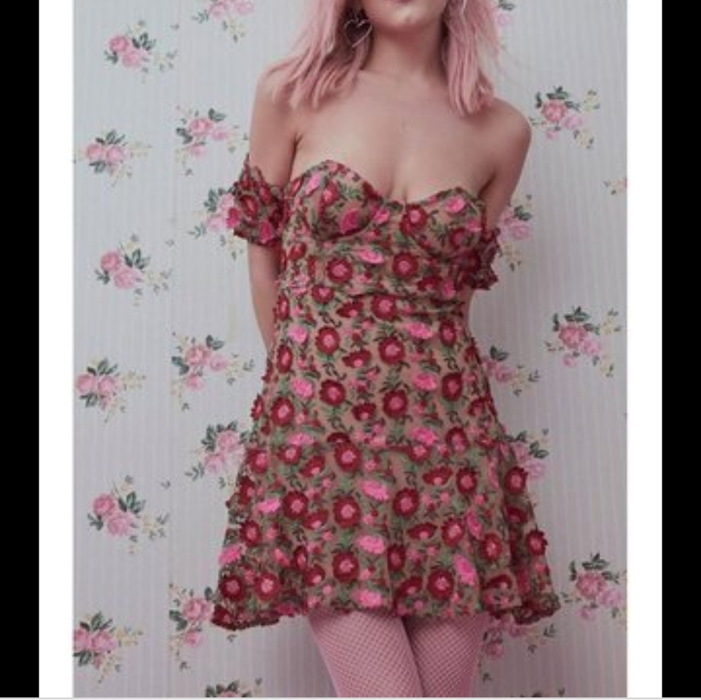 SOLD For love and Lemons Amelia Strapless Dress